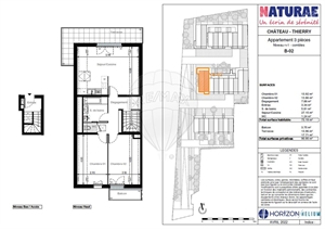 t2 à la vente -   02400  CHATEAU THIERRY, surface 73 m2 vente t2 - UBI376018459